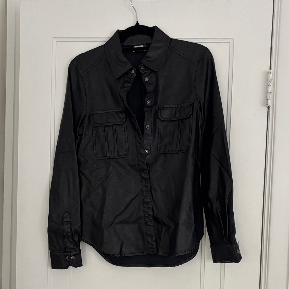 Black Button-Up Shirt
